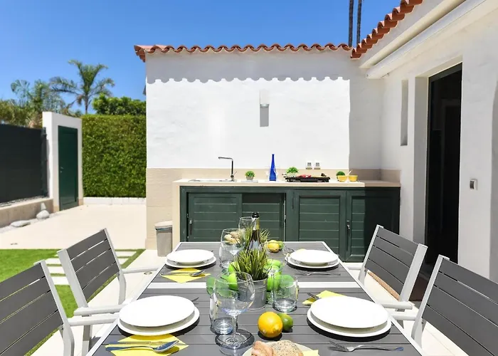 With Terrace In Maspalomas Ds50 By Villagrancanaria プラヤ・デル・イングレス